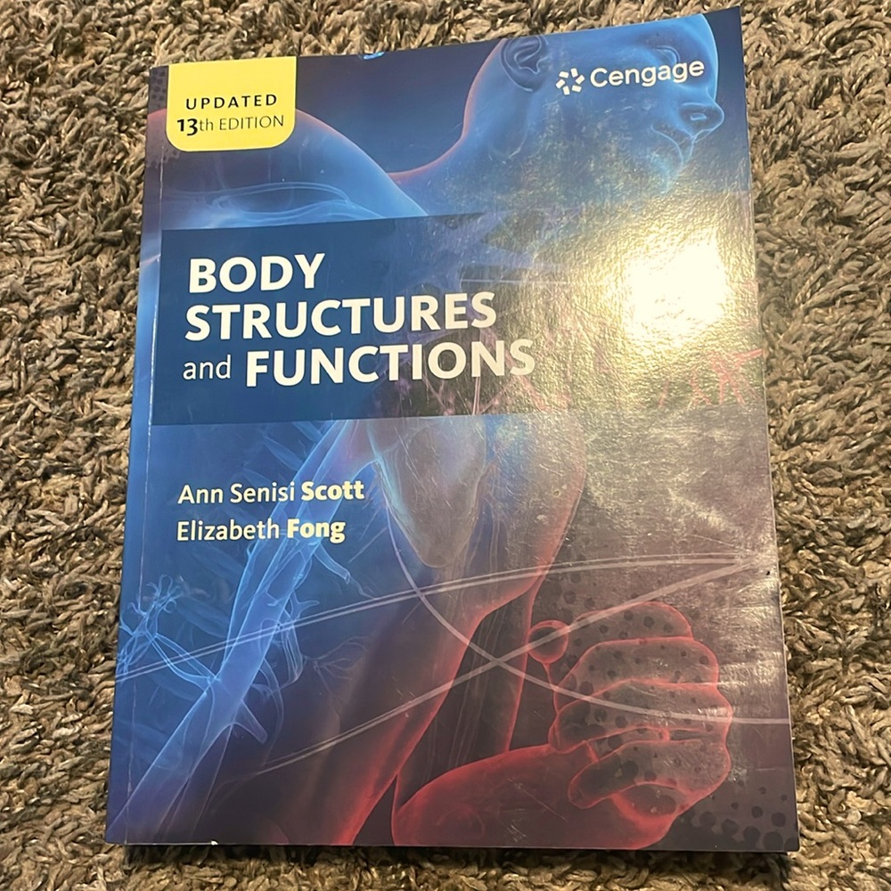 🎉HP🎉 Cengage Body Structures & Functions 13th Edition Textbook